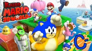 Testing Our Patience w/ Kaizo Mario 3D World (w/ Friends) - BelowAverage