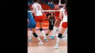 Elif Şahin🥶| Surprise Attack Without Looking #volleyballworld