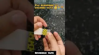 invisible tape for using any things || writing tape || #shorts