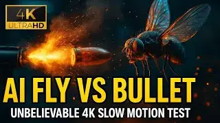 CRAZY AI SCIENCE EXPERIMENT &ndash; Can a Fly Dodge a Bullet in 4K Slow Motion?