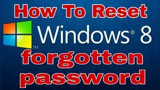 Reset Windows 8 forgotten password without losing data | in hindi |