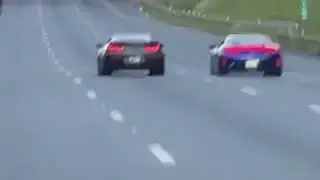 Acura NSX vs Chevrolet Corvette Z06!!