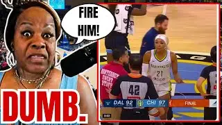 WNBA Referee Calls SECURITY on Dijonai Carrington! Sheryl Swoopes WANTS HIM FIRED!