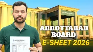 Abbottabad Board 2026 | New E-Sheet System Explained | Students Must Watch | PDW
