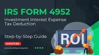 Форма IRS 4952 &mdash; Вычет расходов на инвестиционные проценты