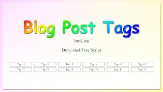 How to Add Keywords & Tags in Posts  / Article on Blogger | Tech Vodh