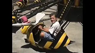 Paramount's Great America 1998 !!!! with Brooke Nick and Bill  Brooke Learns to 