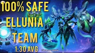 Fast Ellunia level 5 team (100% safe) | Summoners War: Sky Arena
