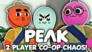 2 Players PEAK CO-OP CLIMBING CHAOS! 😱 Endless Falls (PC #1)
