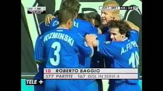 BAGGIO - against juventus 2001