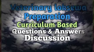Veterinary Loksewa preparation and DDC Exam preparation