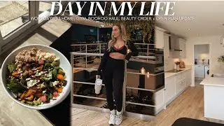 VLOG: A work day from home, Gym routine, Boohoo haul, Beauty unboxing + goodbye magnolia paint!!