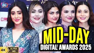 Shivangi, Kangna, Hema, Natalia, Mannara, Sara And More Stuns At The Mid-Day Digital Awards 2025 🔥