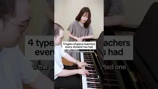 Comment which one was your teacher 🤭 (in partnership with showcasepianos) #piano #comedy #satire