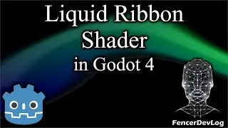 Godot 4: Liquid ribbon shader (shader tutorial)