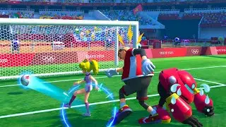 Peach Outplays Eggman in Tokyo 2020 Women’s Football – Iconic Match Replay!