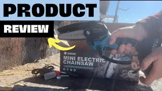 SmartSaker MINI Chainsaw Review!!!