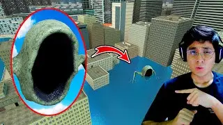 Un DRON capta al SEA EATER en la CIUDAD INUNDADA