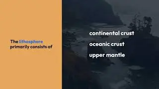 Lithosphere and Asthenosphere
