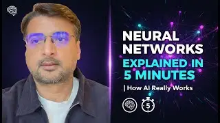 Neural Networks Explained in 5 Minutes | How AI Really Works | Part 1 #neuralnetworks