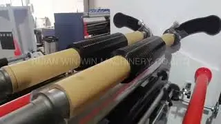Automatic Electric Plastic Film Paper Roll Slitting Cutting Rewinding Machine