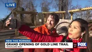 Grand opening celebrates opening of Swamp Rabbit Trail's Gold Line