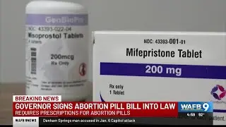 Louisiana governor signs bill making abortion drugs controlled dangerous substances