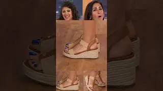 QVC tv - Closeup Feet of Melissa McGoff & Monica Tinerino by Vionic Clips