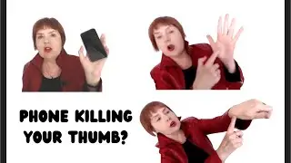Phone KILLING your THUMB? Try this great fix!