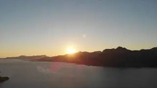 🇳🇴Epic Sunset Lofoten Norway - Norwegia - Drone Footage 🌞 | 4K