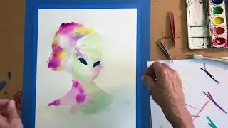 Firelei B&aacute;ez: Watercolor Portraits | Make Art at Home