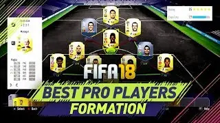 FIFA 18 BEST PRO PLAYERS FORMATION TUTORIAL - 4-2-3-1 REVIEW - BEST INSTRUCTIONS & TACTICS