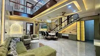 266 Gaj Latest House Design With Natural Garden, Home Theatre & Bar Area | New Kothi In Jaipur