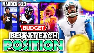 BEST *BUDGET* CARDS AT EACH POSITION in Madden 23 Ultimate Team