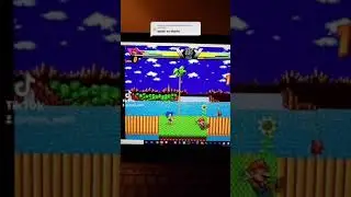 Mario shows up to Sonics world