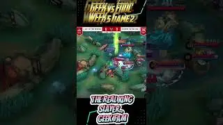The real king slayer.. GEEK FAM #mobilelegends #mplid #onic #geek