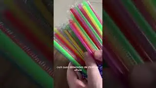 Canudos Coloridos: Beba com Estilo