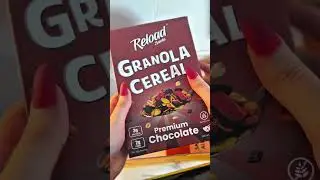 Food ASMR ft Reload Protein Bars #gymlover #proteinbars