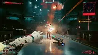 For David and Maine ! Arm Canon DUEL with Adam Smasher . Day 21 Projectile Launch System ONLY .