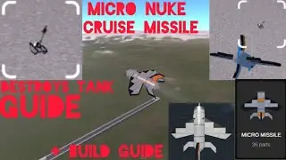 Ellipse Rocket War Simulator # Micro Nuke Cruise Missile BUILD GUIDE Flight And Destroys Tank Guide 
