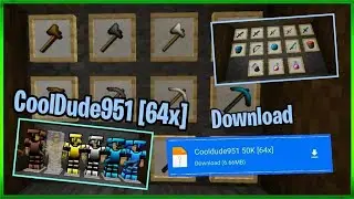 Cooldude951 50k (64x) PvP Texture Pack | Download link in the comments