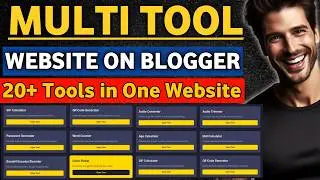 Create M0ney-Making Multi Tool Website Using Blogger, AI, and Monetize with Adsterra, Monetag Ads