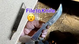 Turning An old File Into A Sharp Knife