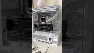 Spray Painted my RX 7800 XT #pc #pcgaming #painting #pcbuild #techtok #pcsetup #shorts