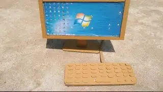 How To Make A Cardboard Computer। Computer kaise banaye। Cardboard computer