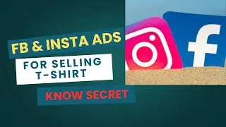 Run Ads for Selling T-shirt on Facebook and Instagram | Advertise & SELL YOUR T SHIRTS #ads #tshirt