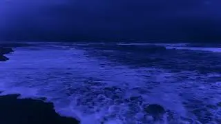Ocean Waves For Deep Sleeping 10 Hours  Soothing Night Therapy with Beautiful Waves Sound at Night