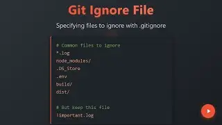 Git Ignore File: Master .gitignore for Clean Repositories! 🚀