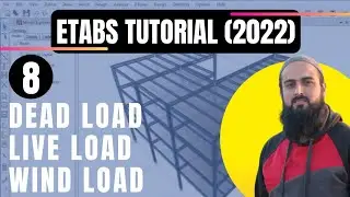 How to Assign Dead Load Live Load &  Wind Load in Etabs | Etabs Tutorial for Building Design (2022)