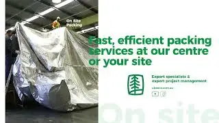 On Site Packing | Export Specialists | Machinery & Container Packing